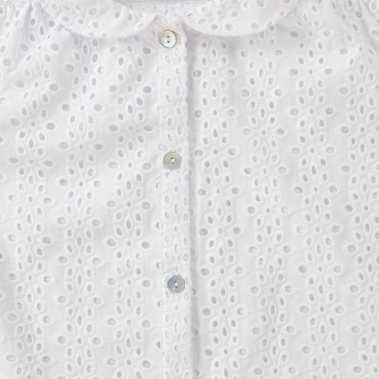 OLIVIA ROHDE WHITE EYELET TOP [Final Sale]