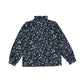 Christina Rhode Midnight Blue Floral Ruffle Collared Blouse [Final Sale]