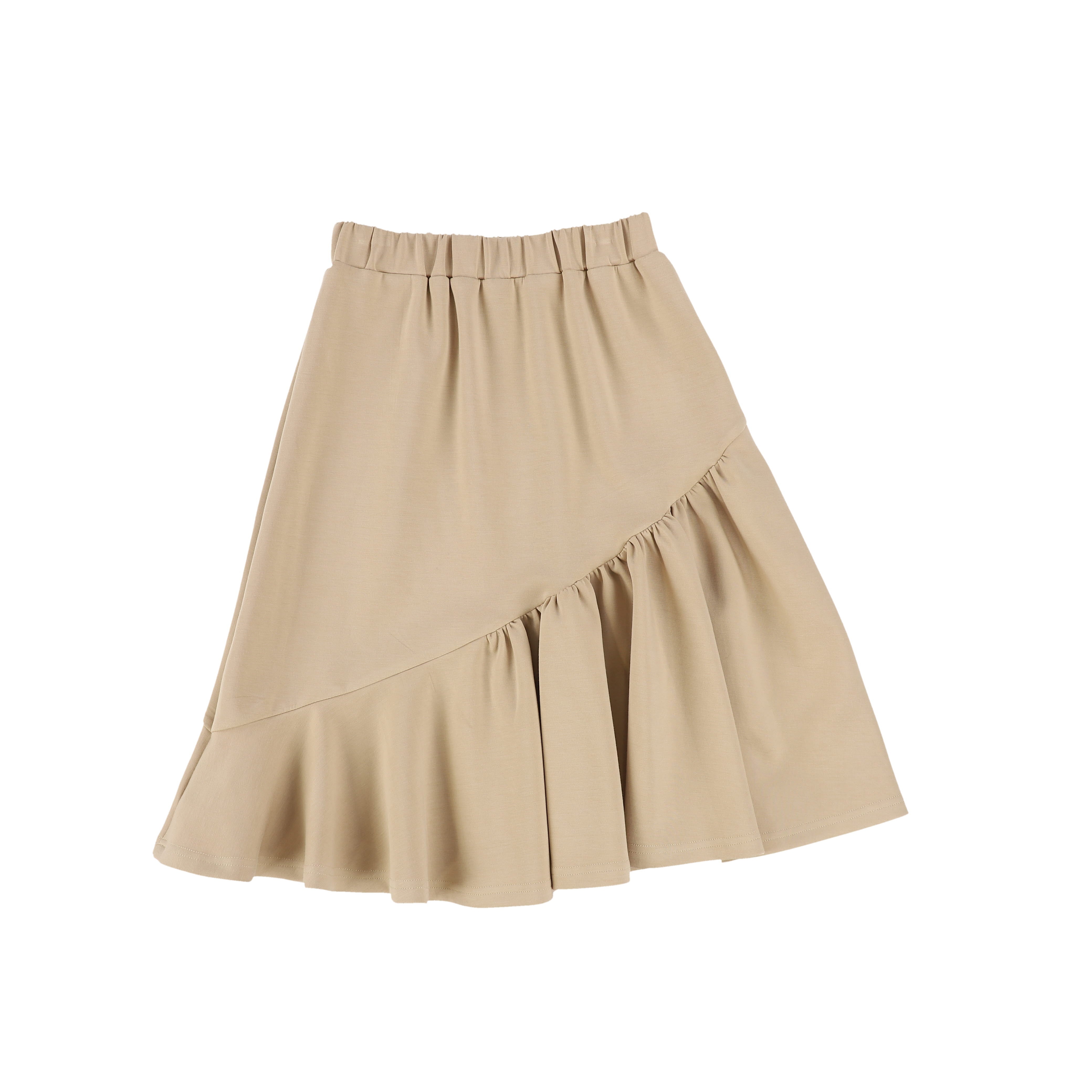 Tan flare skirt sale