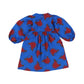 Weekend House Blue Turtle Allover Print Puff Sleeve Dress [Final Sale]
