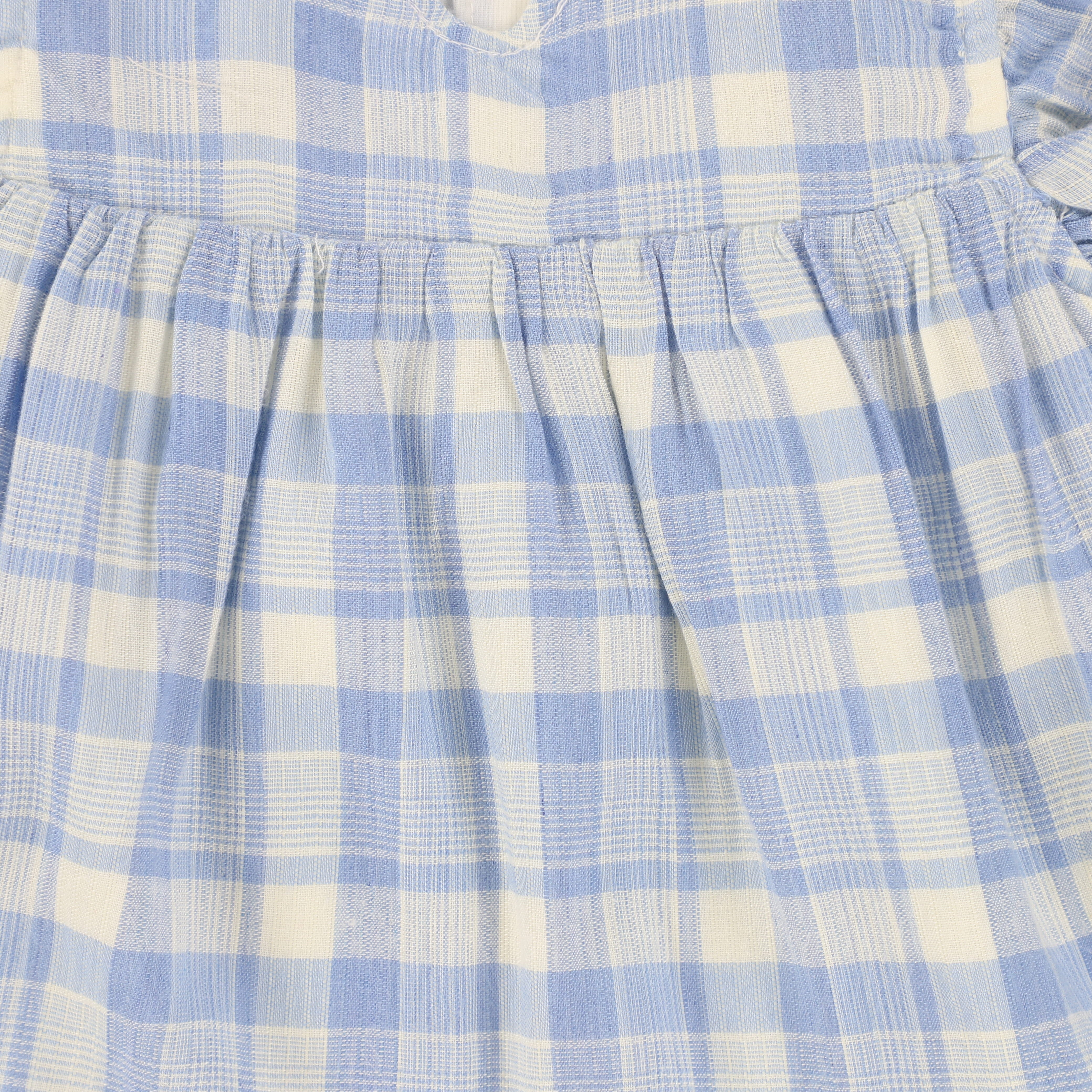 Blue plaid hotsell baby dress