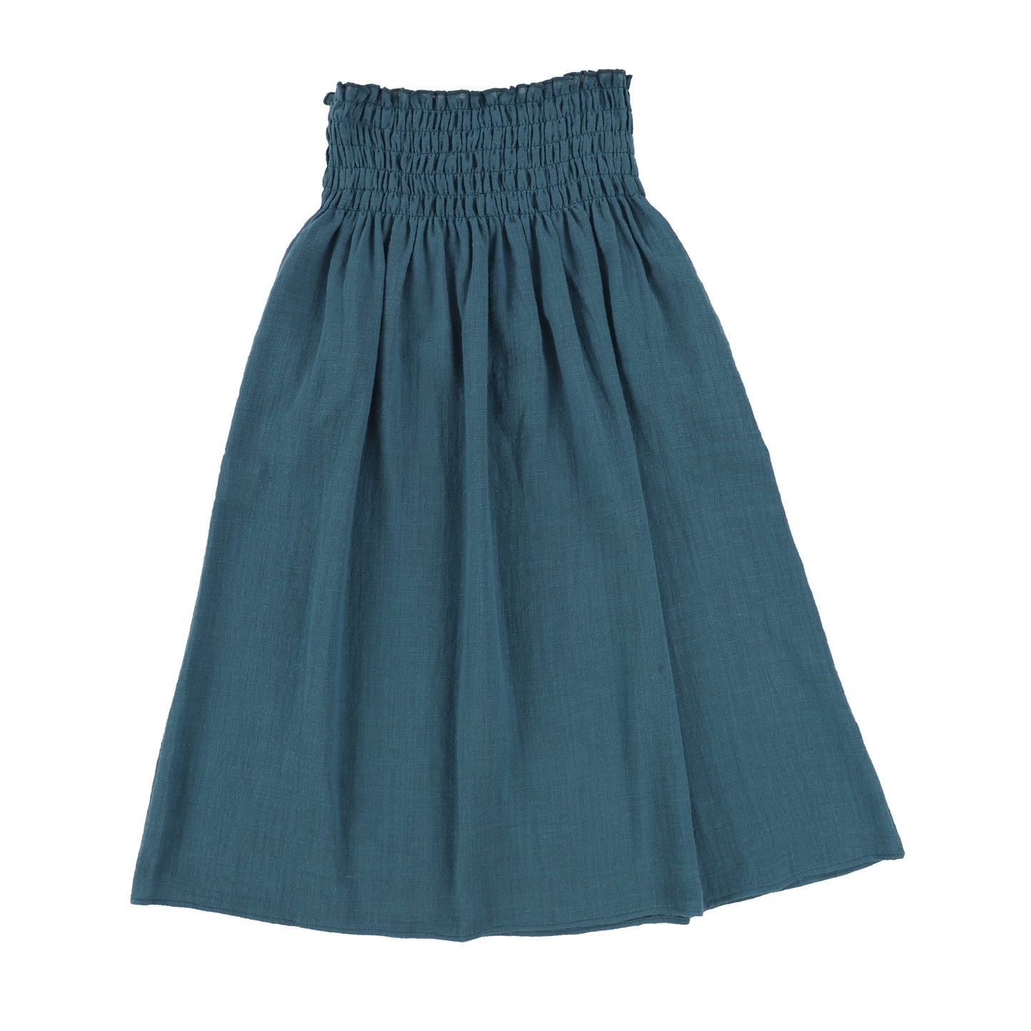 Belle Chiara Deep Sea Gauze Smocked Skirt [Final Sale]