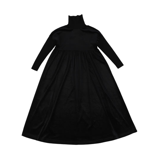 Lilou Black Turtleneck High Waisted Maxi Dress [Final Sale]