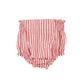 BIRINIT PETIT RED STRIPED SMOCKED BLOOMER [Final Sale]