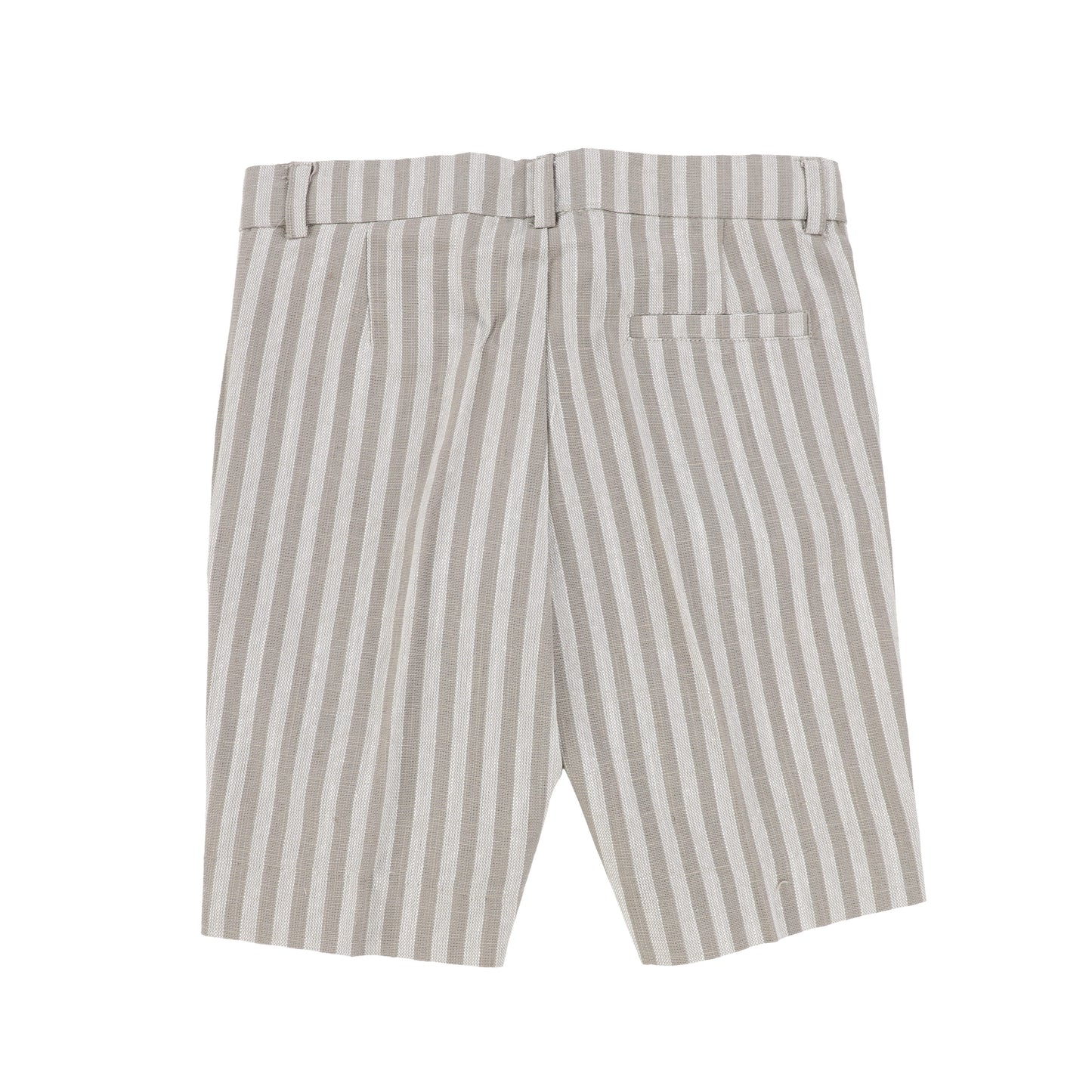 Blumint Mocha Striped Bermuda Shorts [Final Sale]