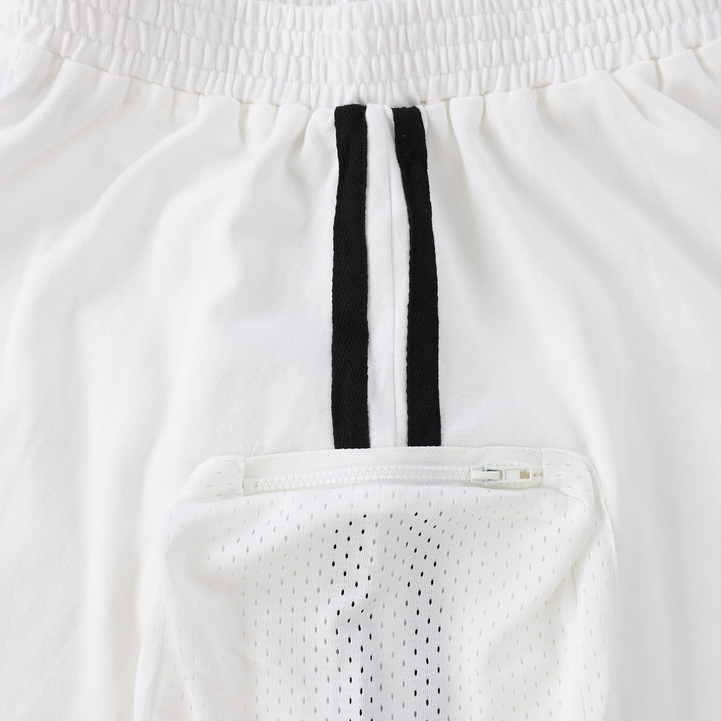 PHIL AND PHOEBE WHITE WITH BLACK STRIPES POCKET SKIRT [Final Sale]