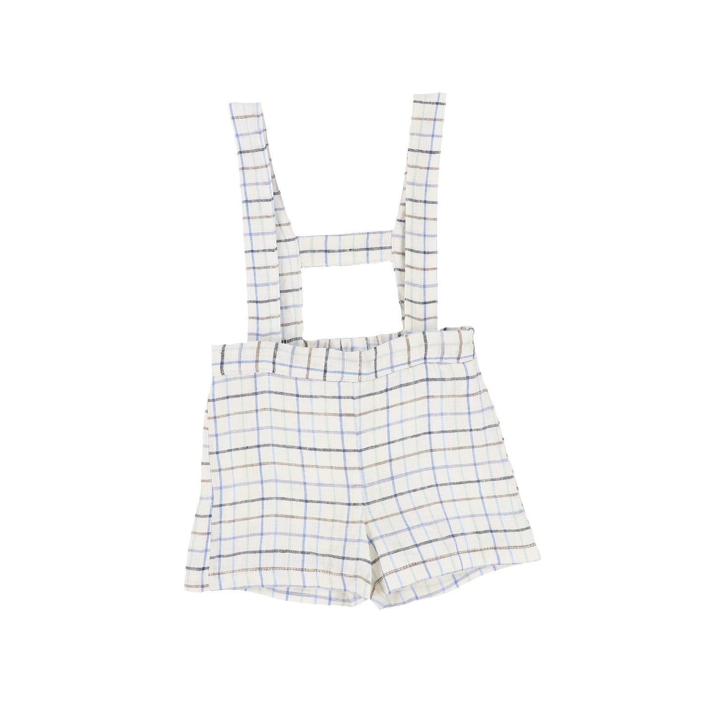 TAKE NOTE PLAID OVERALLS [Final Sale]