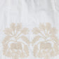 BAMBOO WHITE EMBROIDERED MOCK NECK DRESS [Final Sale]