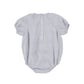 BAMBOO GREY WHIMSICAL PLAID BUBBLE ROMPER [Final Sale]