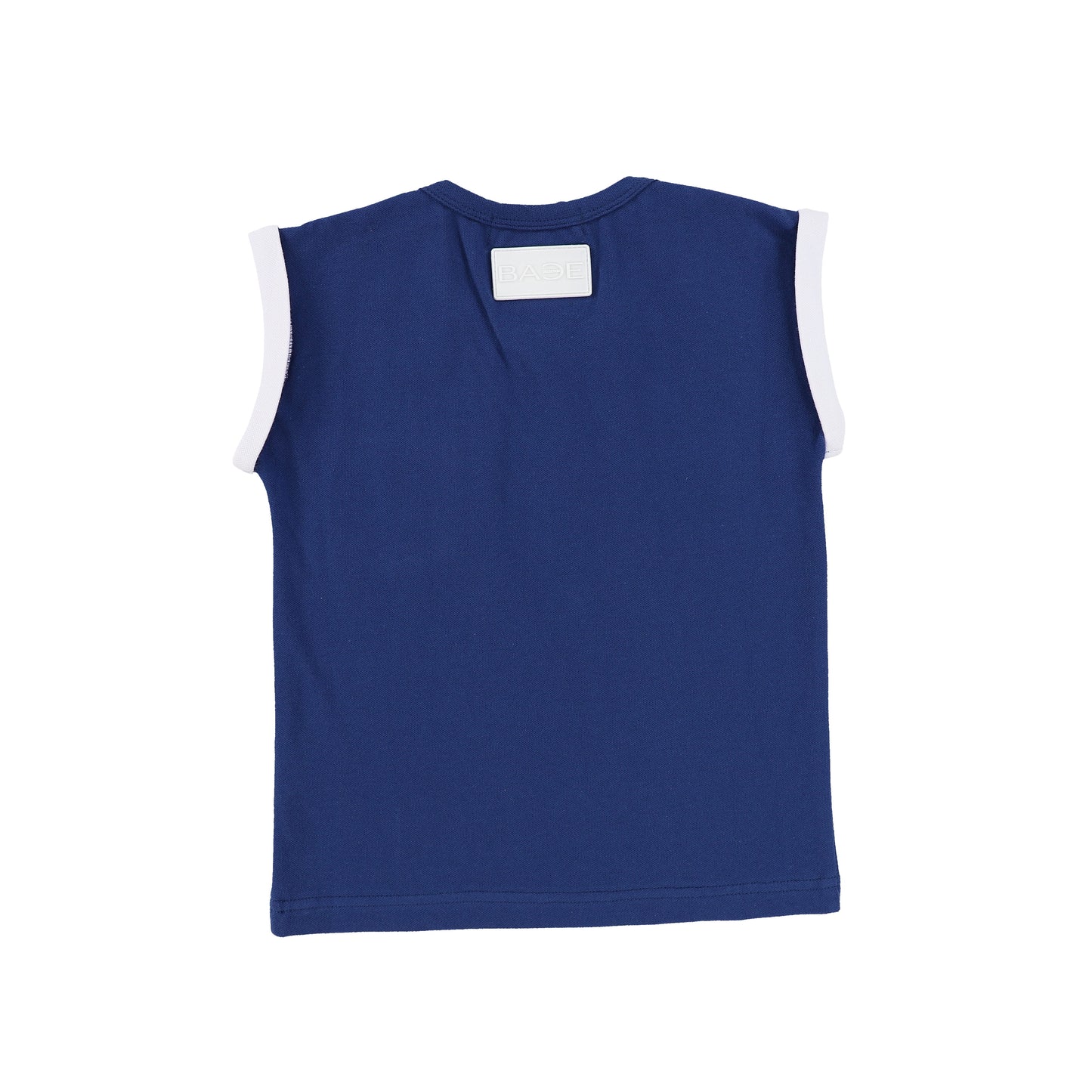 BACE COLLECTION BLUE PIQUE BOYS TEE [Final Sale]