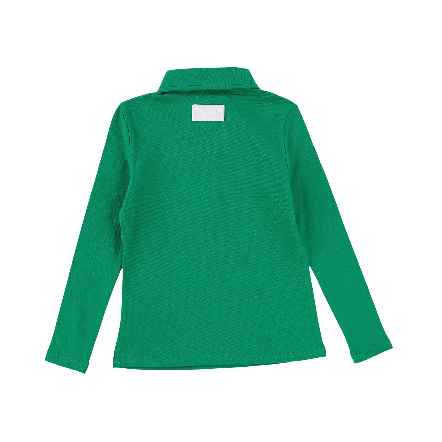 BACE COLLECTION GREEN PIQUE LS POLO [Final Sale]
