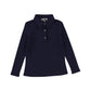 BACE COLLECTION NAVY PIQUE LS POLO [Final Sale]