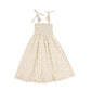 LILOU FLORAL SMOCKED BOW STRAP ROBE [Final Sale]