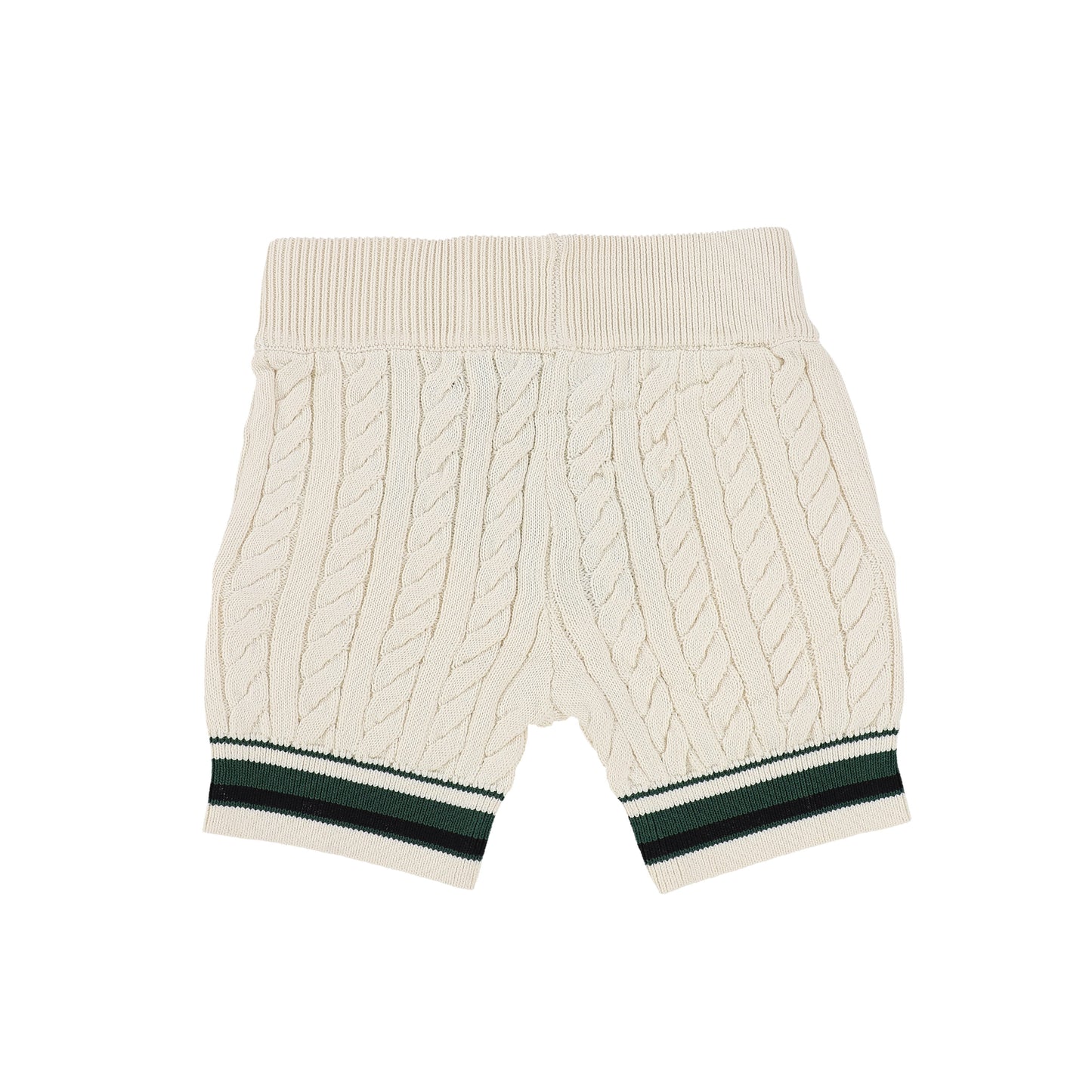 HARPER JAMES IVORY BRAIDED BLACK TRIM SHORTS [Final Sale]