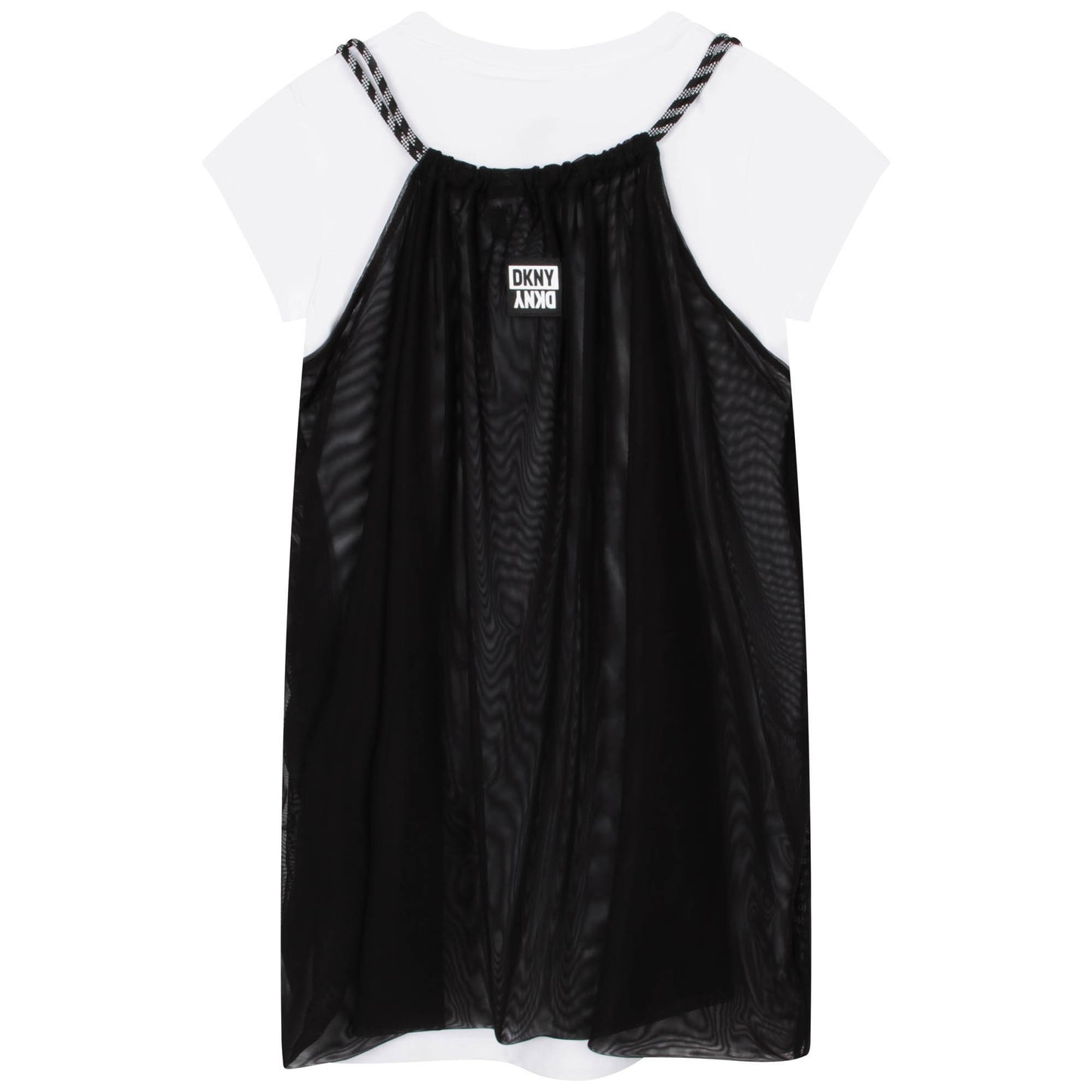 DKNY BLACK TULLE JUMPER TSHIRT SET [Final Sale]