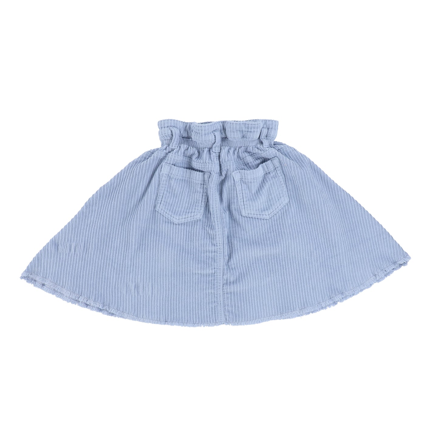 Dixie Pastel Blue Corduroy Pocket Skirt [Final Sale]