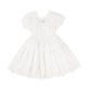 ERMANO SCERVINO IVORY LACE DETAIL SMOCKED LAYERED DRESS [Final Sale]