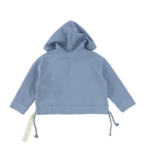 BE FOR ALL BLUE GATHERED WAIST HOODIE [Final Sale]