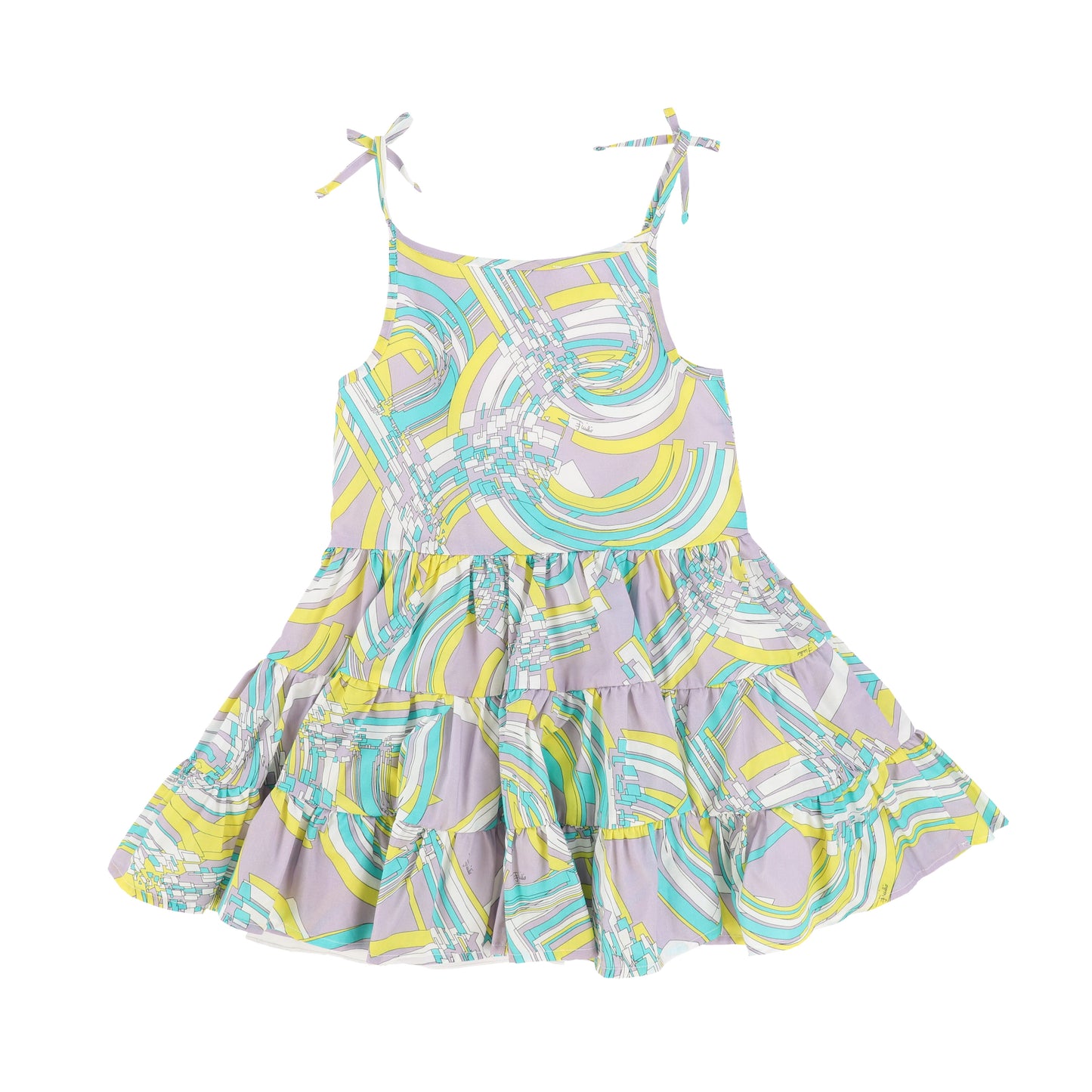 Pucci Lavender Print Tiered Dress [Final Sale]