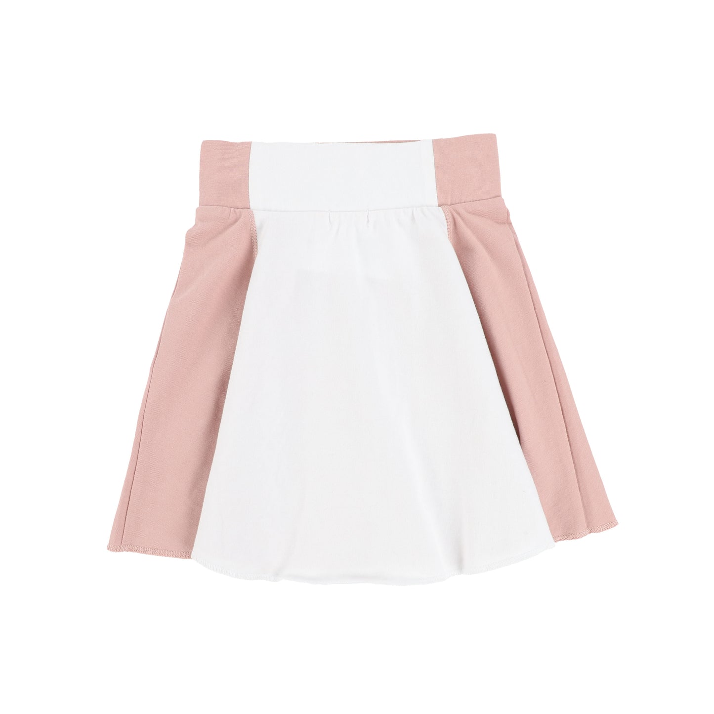 Heven Child Dusty Pink Contrast Flare Skirt [Final Sale]