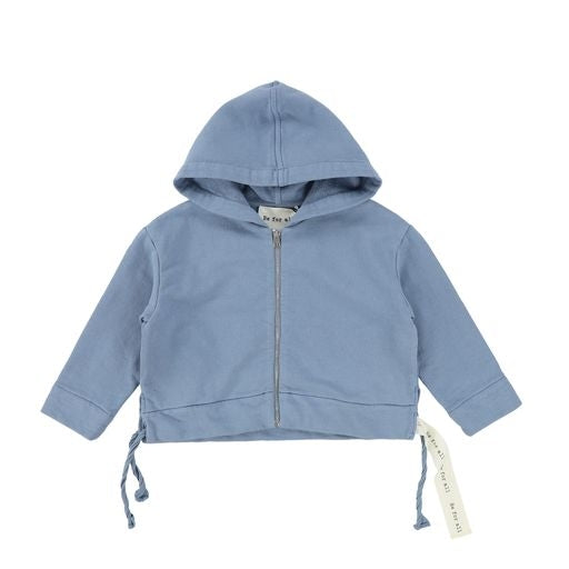 BE FOR ALL BLUE GATHERED WAIST HOODIE [Final Sale]