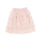 IMPERIAL LIGHT PINK TULLE RUFFLE SKIRT [Final Sale]