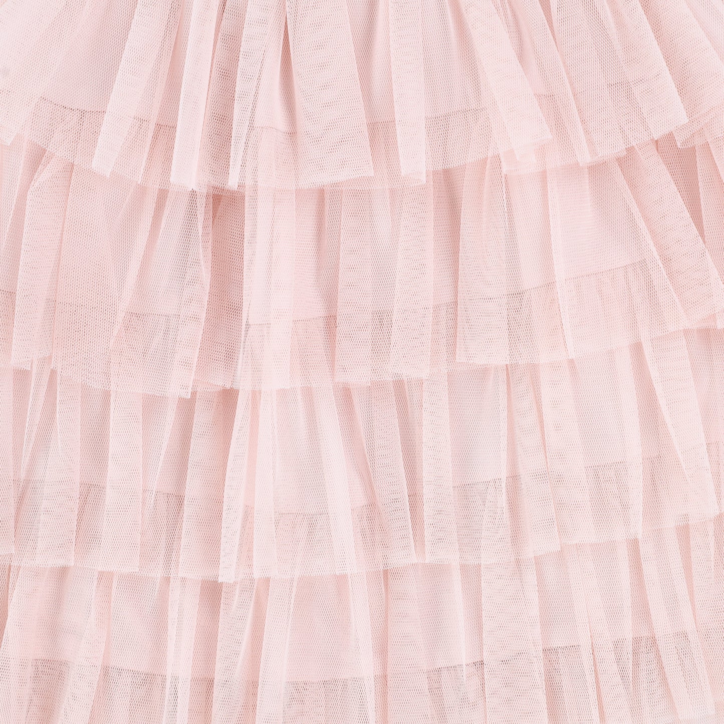 IMPERIAL LIGHT PINK TULLE RUFFLE SKIRT [Final Sale]