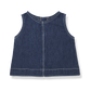 1 + IN THE FAMILY DENIM WASH SLEEVELESS TOP [Final Sale]