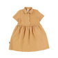 Hebe Brown Linen Muslin Dress [Final Sale]