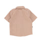 Hebe Rust Checkered Shirt [Final Sale]