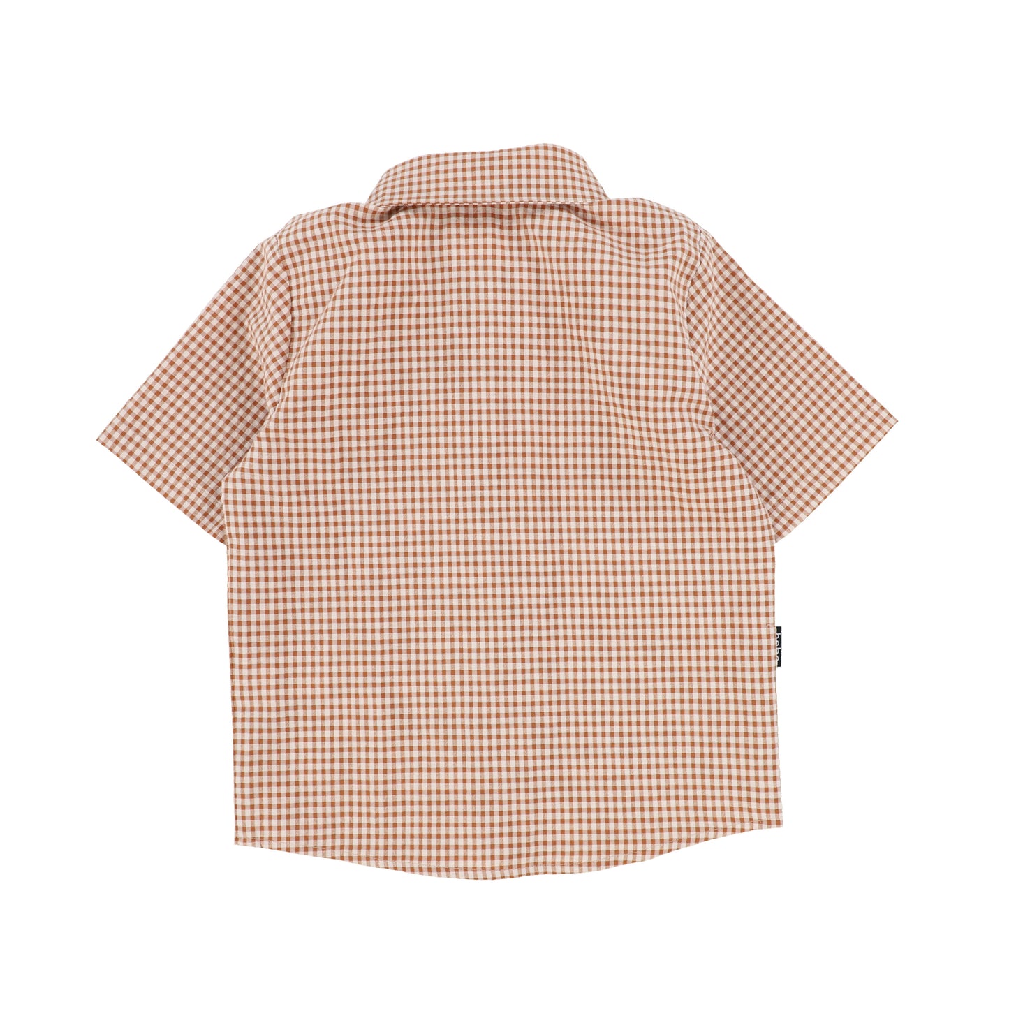 Hebe Rust Checkered Shirt [Final Sale]