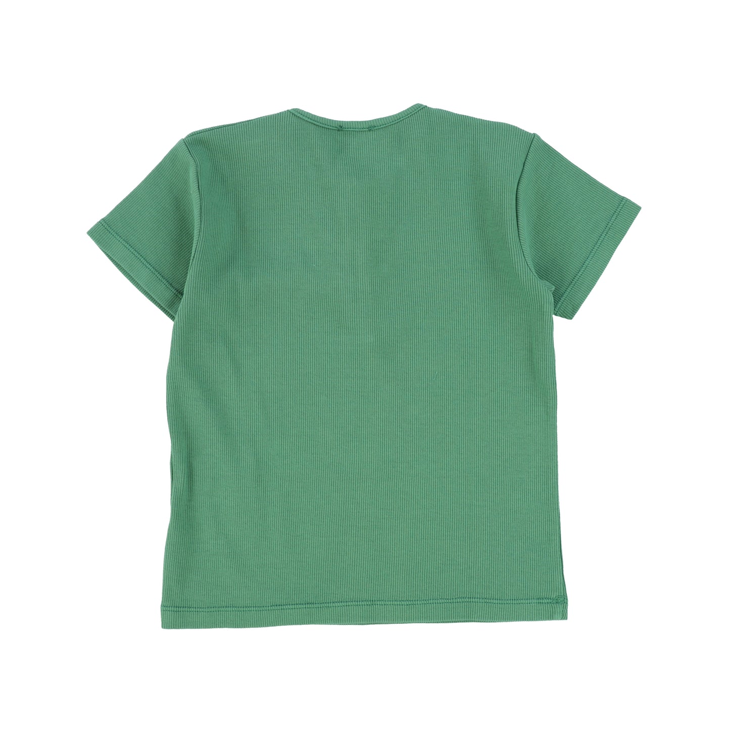 Yell Oh Green Ribbed Henley Tee [Final Sale]
