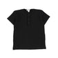 Yell Oh Black Ribbed Henley Tee [Final Sale]
