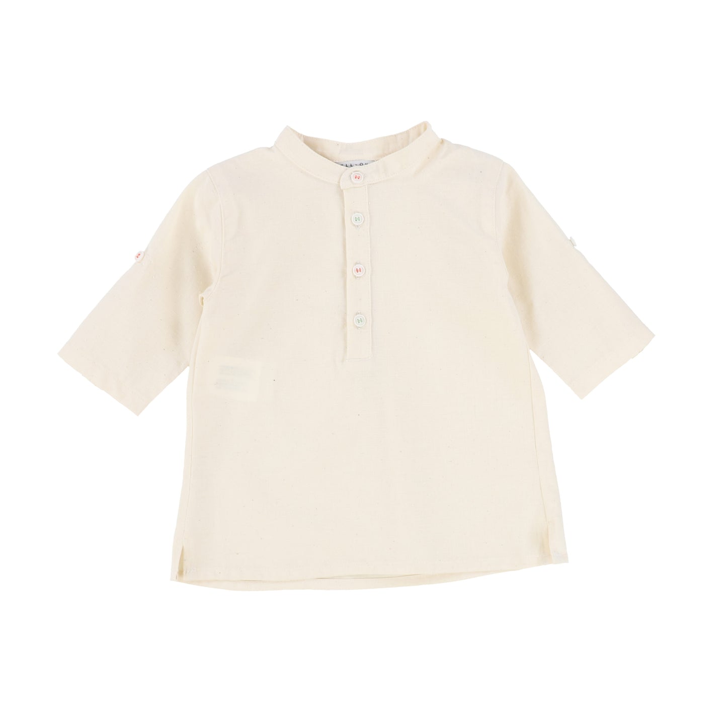 Yell Oh Ivory Textured Shirt [Final Sale]