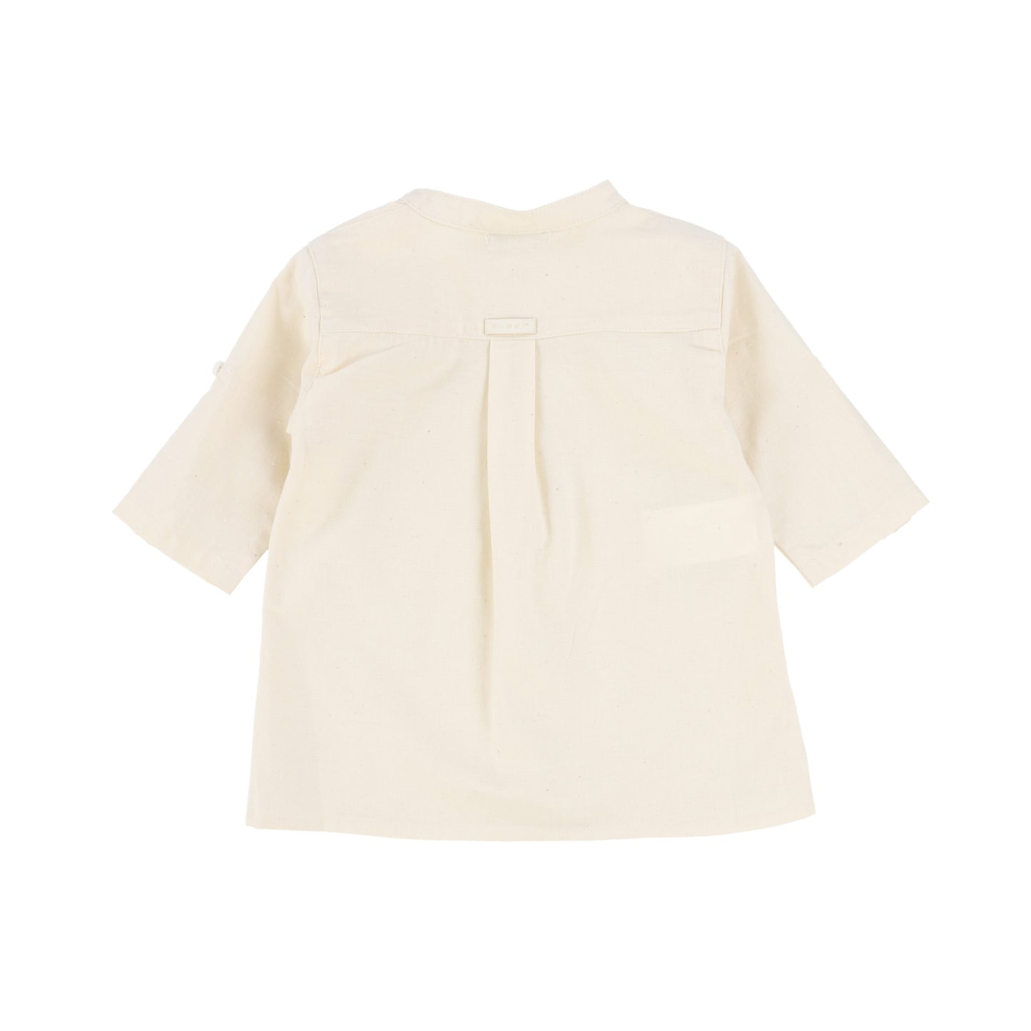 Yell Oh Ivory Textured Shirt [Final Sale]