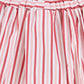 Piccola Ludo Red/Pink Stripe Skirt [Final Sale]