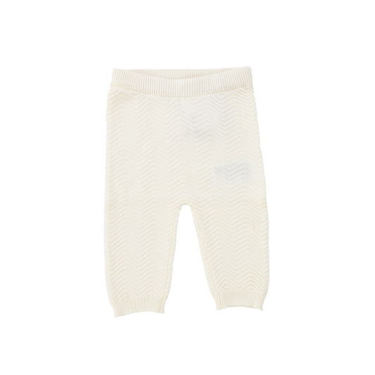 MARMAR IVORY GARTER STITCH KNT LEGGINGS [Final Sale]