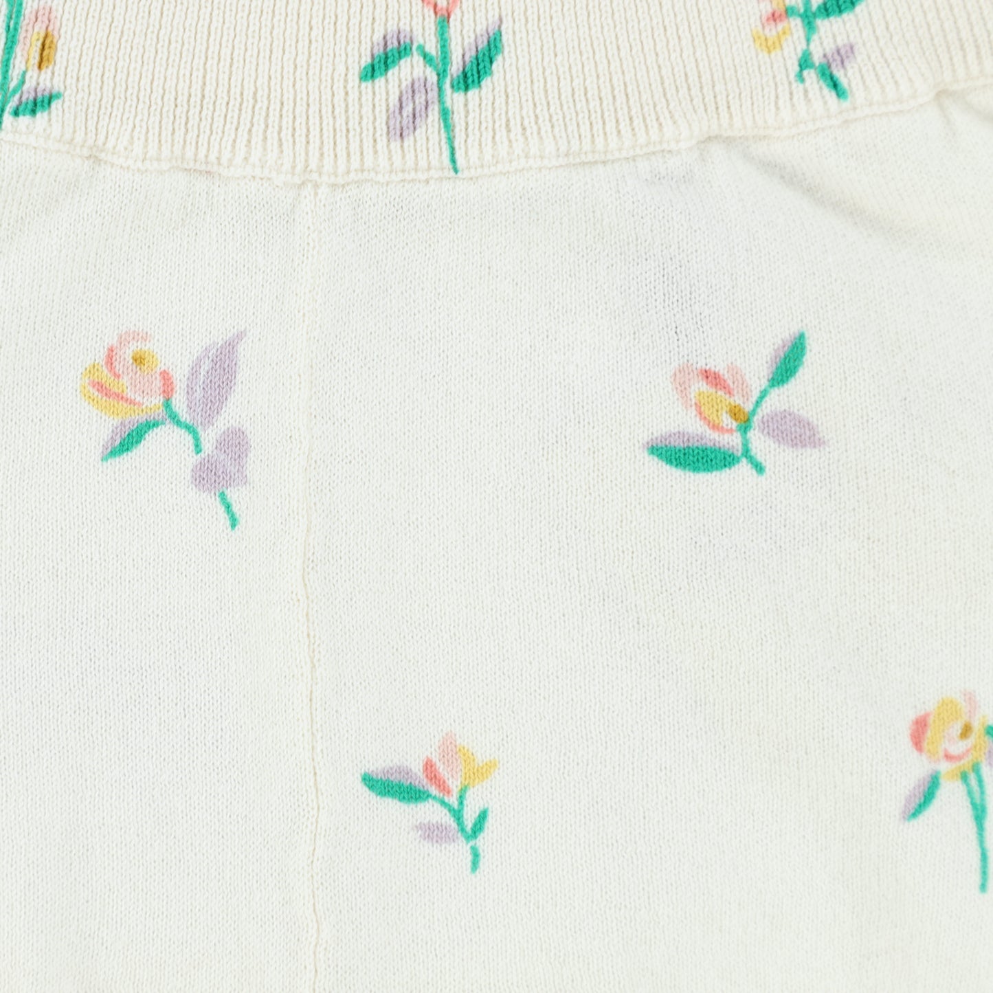 MarMar Cream Floral Knit Bloomers [Final Sale]