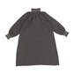 Mipounet Dark Grey Printer Bambula Smock Dress [Final Sale]