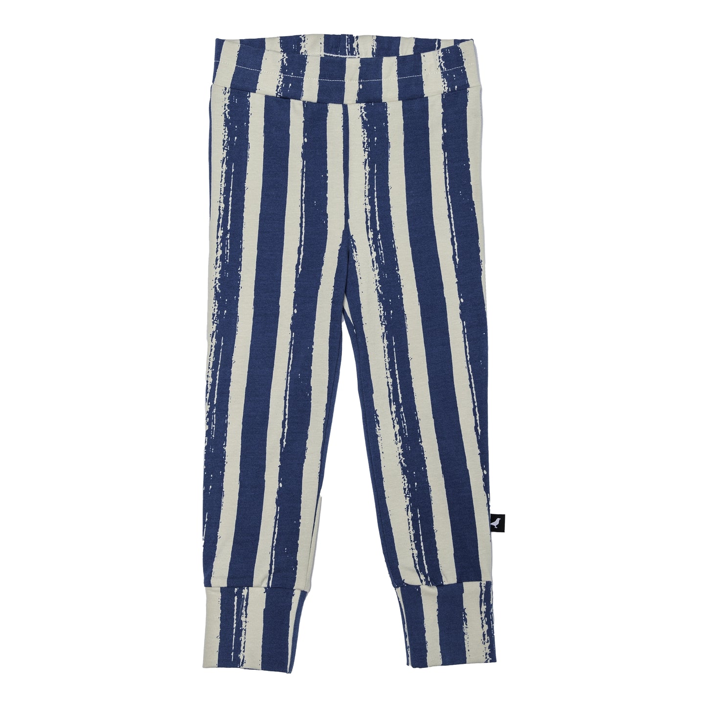Moi Deep Blue Circus Stripe Leggings [Final Sale]