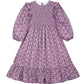 Mipounet Fuchsia Floral Smocked Poplin Dress [Final Sale]