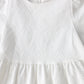 MUMMYMOON WHITE TIERED DRESS [Final Sale]