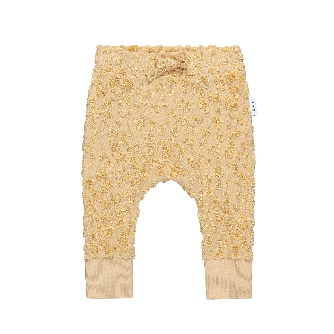 Hux Baby Honey Leopard Terry Pants [Final Sale]