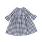 ONE CHILD NAVY AND WHITE CHECKERED SWING DRESS [Final Sale]