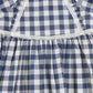 ONE CHILD NAVY AND WHITE CHECKERED SWING DRESS [Final Sale]