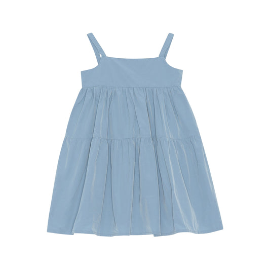 Christina Rohde Dusty Blue Tiered Jumper [Final Sale]
