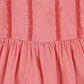 Zhoe & Tobiah Watermelon Lace Detail Ruffle Sleeve Dress [Final Sale]