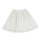 One Child White Floral Ruffle Trim Skirt [Final Sale]