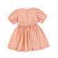 Atelier Parsmei Peach Embroidered Puff Sleeve Dress [Final Sale]