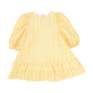 Repose Soft Yellow Stripe Puff Sleeve Dress [Final Sale]